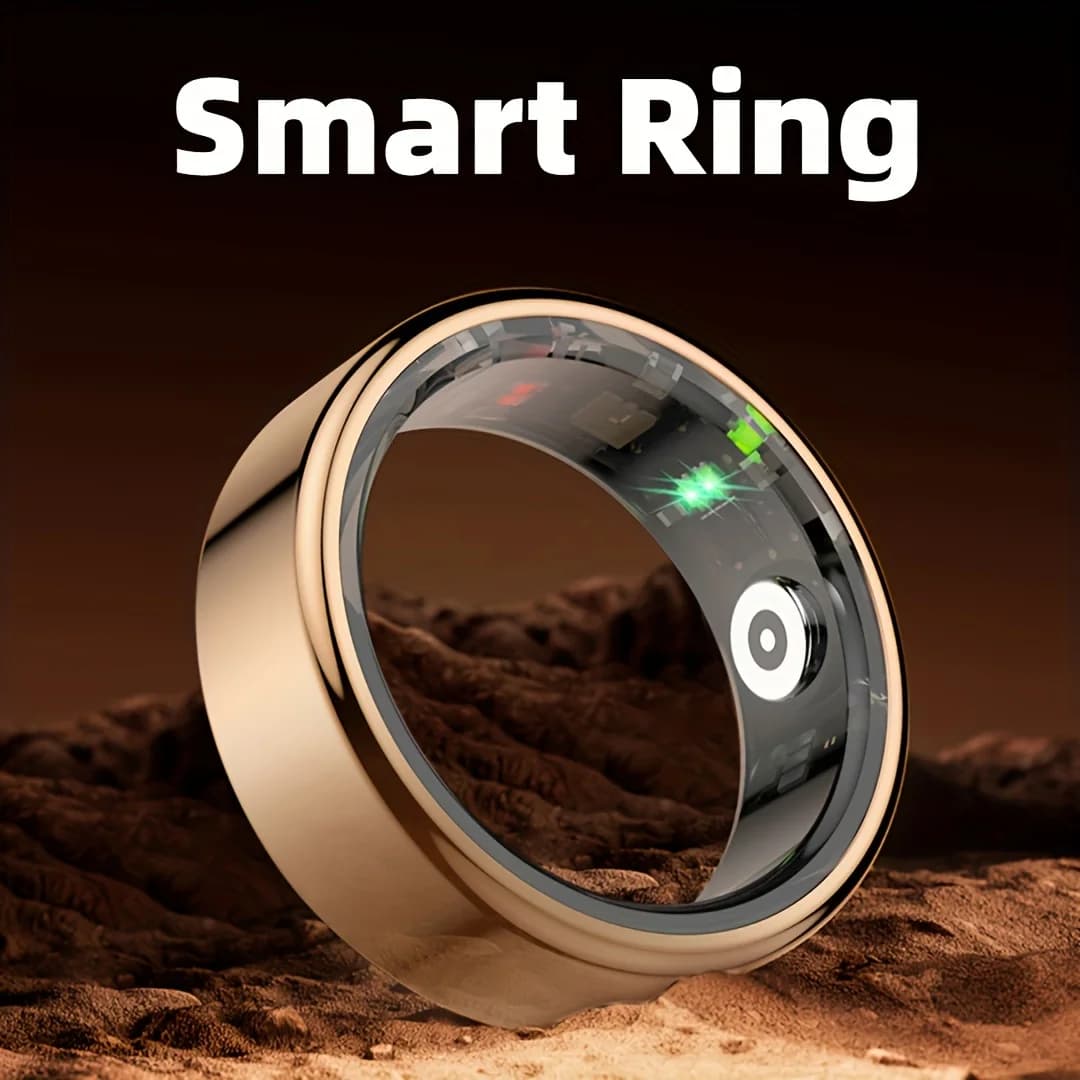 Anello intelligente Funzione wireless Conteggio passi Modalità sportiva Materiale in acciaio inossidabile Anello novità Anello da uomo e da donna alla moda