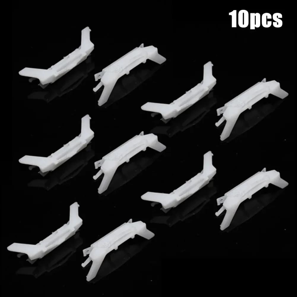 10 pz Auto Tetto Striscia Meteo Stampaggio Gocciolamento Rail Pinze Per Honda Civic 2003-2007 E Accord Tetto Acqua corrente Pinze R16 Bianco