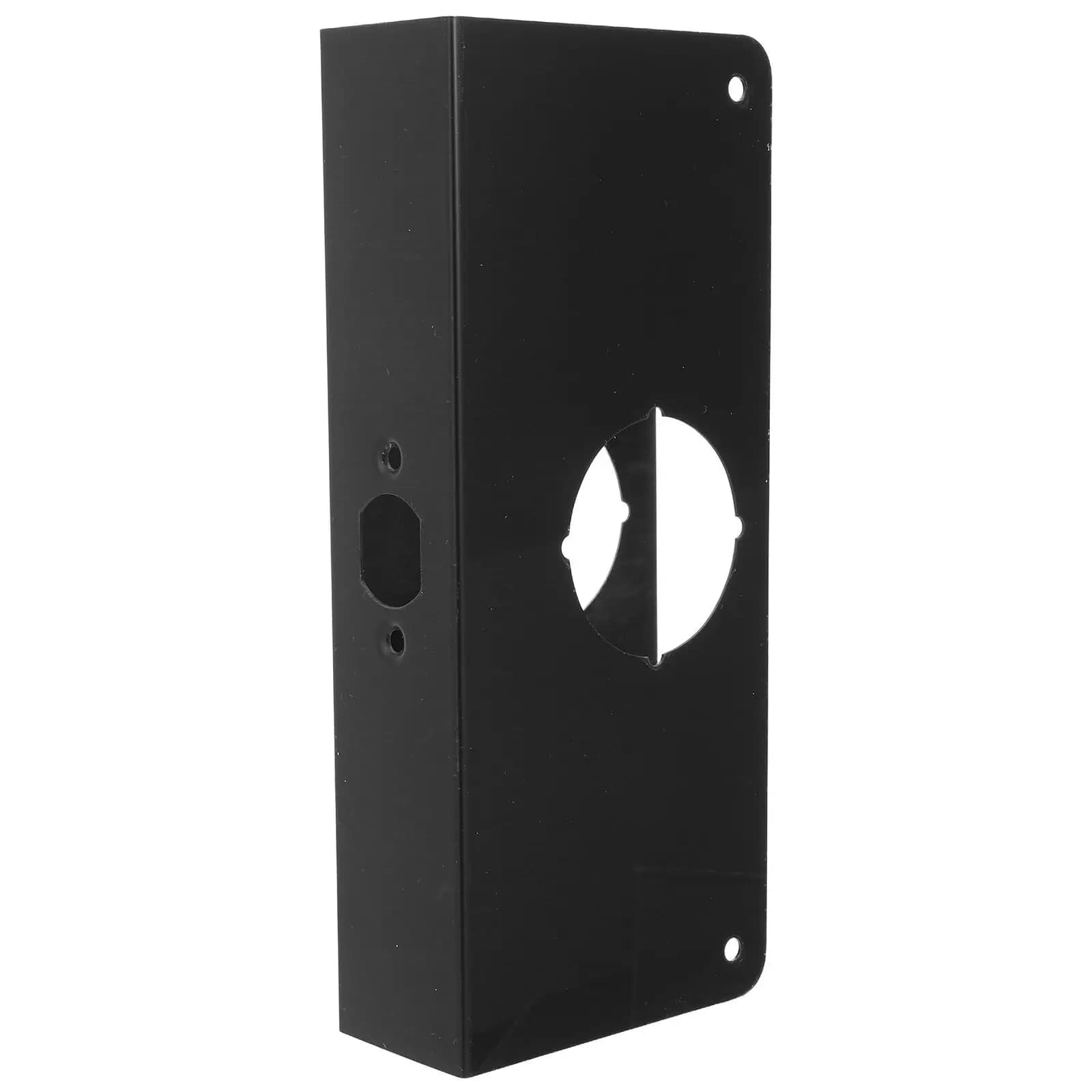 Stainless Steel Door Hole Filler Plate Deadbolt Knob Lever Cover Repair for Home Office