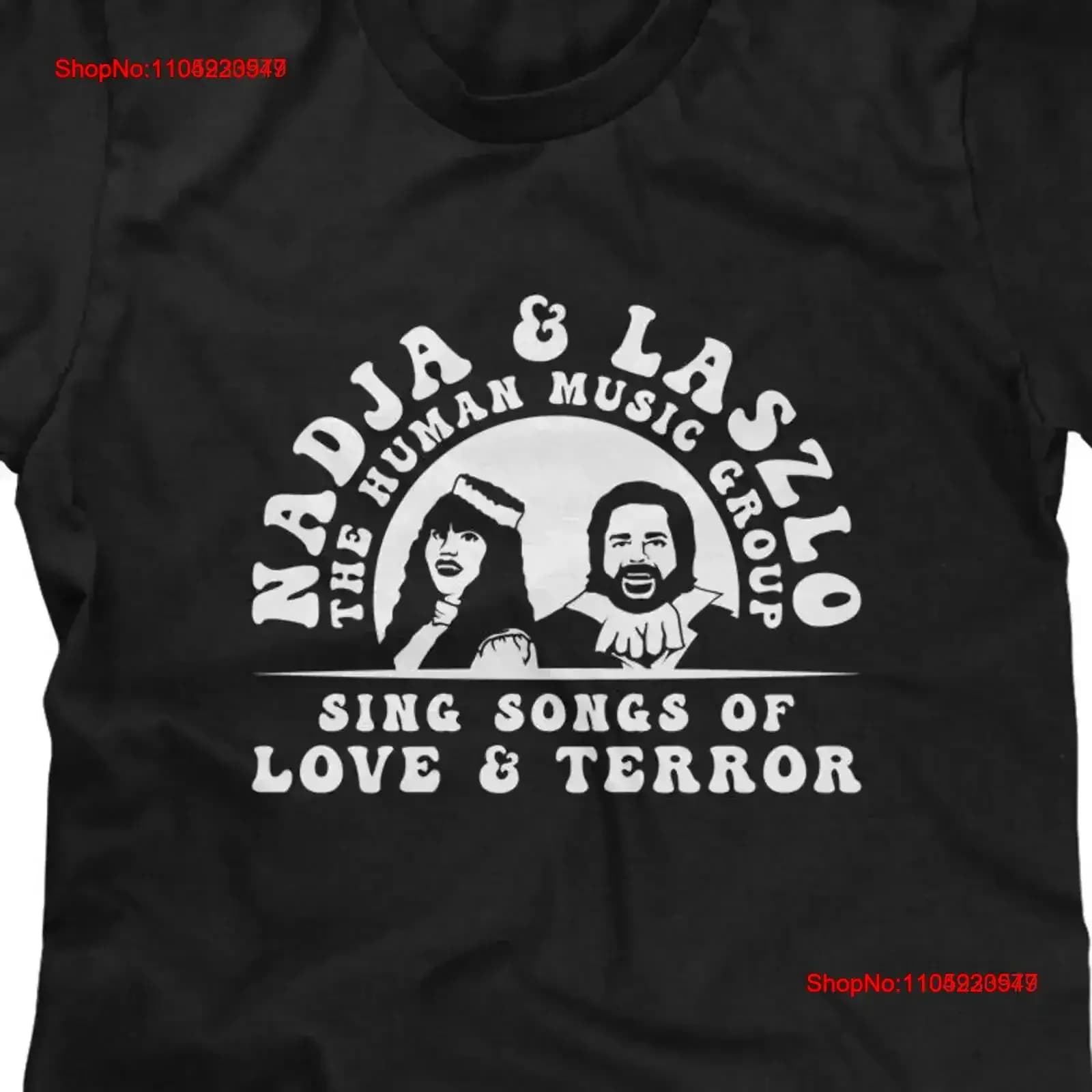 Nadja Laszlo The Human Music Group T-shirt da uomo o divertente cultura pop vintage lavato casual traspirante allungato homme vintage