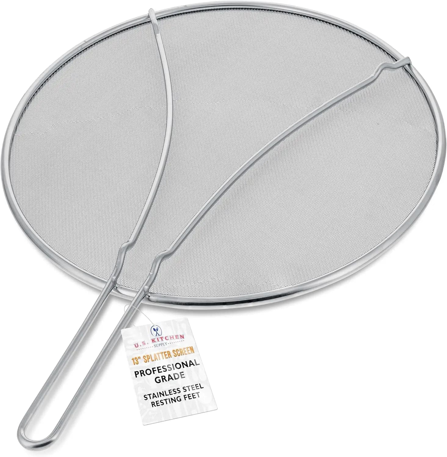 Stainless Steel 13" Wipers with Fine Network Cover for Tiles and Pots with Support Feet