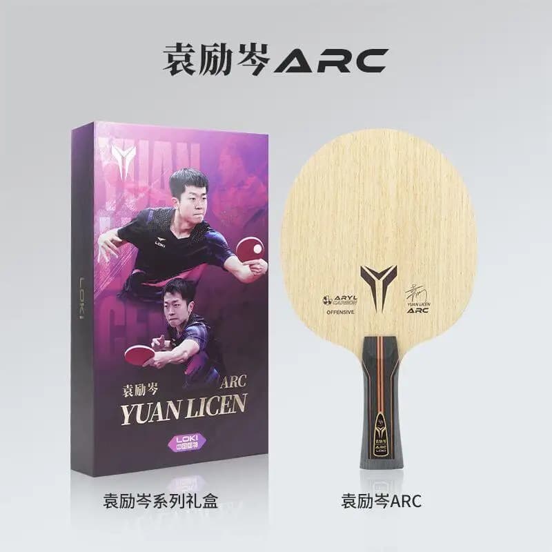 loki Table Tennis racket Super Fiber ARC Ping Pong blade