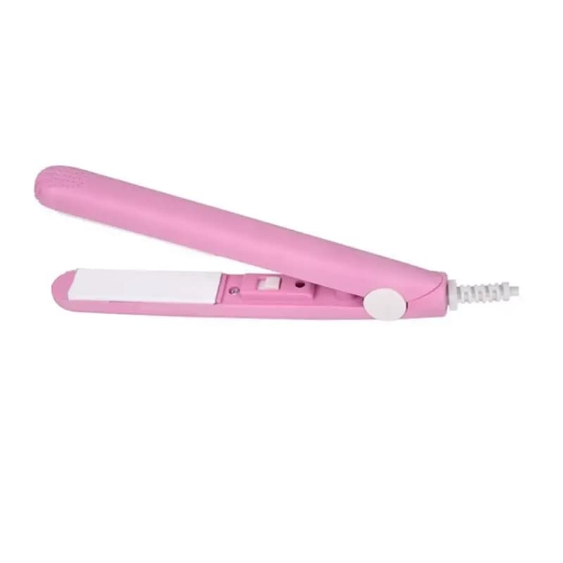 A60T Piastra e Arricciacapelli 2-in-1 Senza Sforzo, Mini Arricciacapelli per Capelli Corti, Ferro Arricciacapelli Mini a Doppio Uso, Spina USA