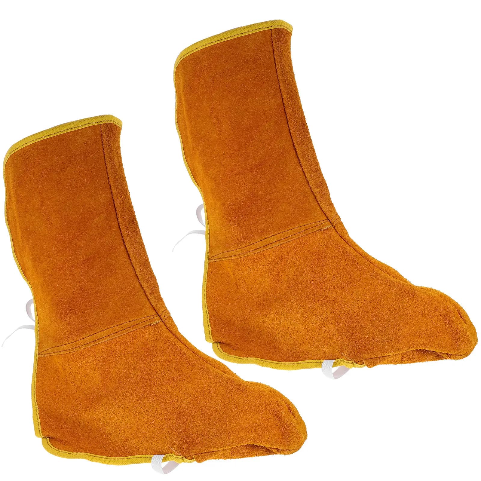 2pcs Welder Shoe Covers Fire Resistant Durable Breathable Protective Boot Cover For Welding Work Industrial Use Safety Gear