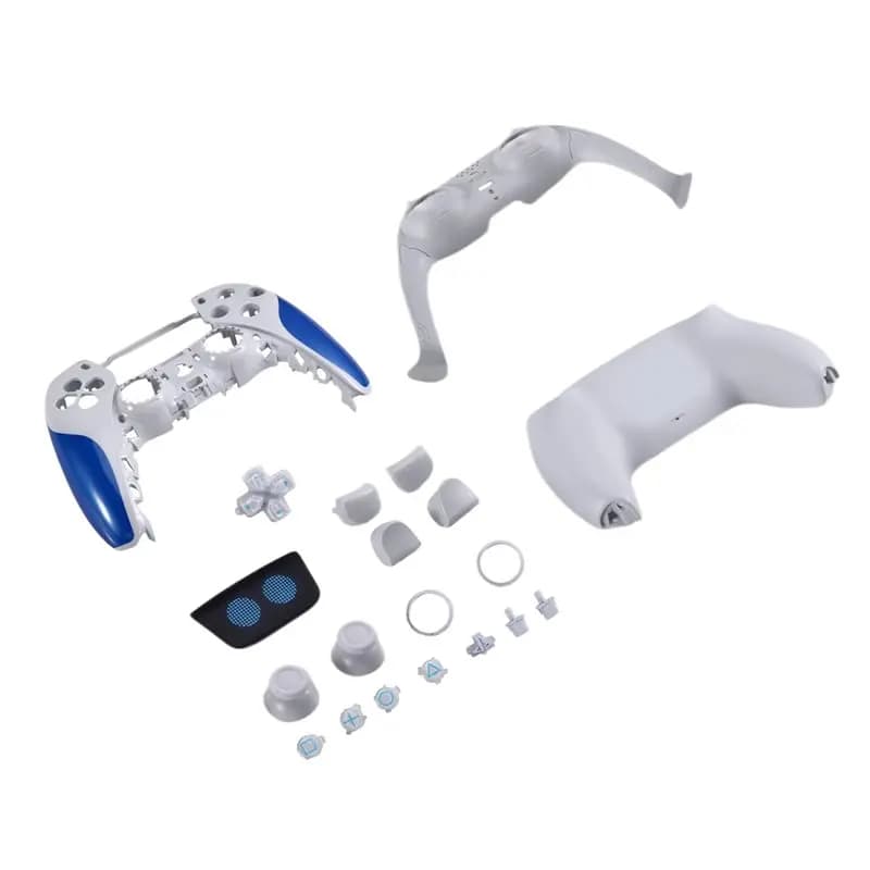 Per PS5, accessori per PlayStation 5, scocca completa di ricambio, cover anteriore e posteriore per la riparazione della console.
