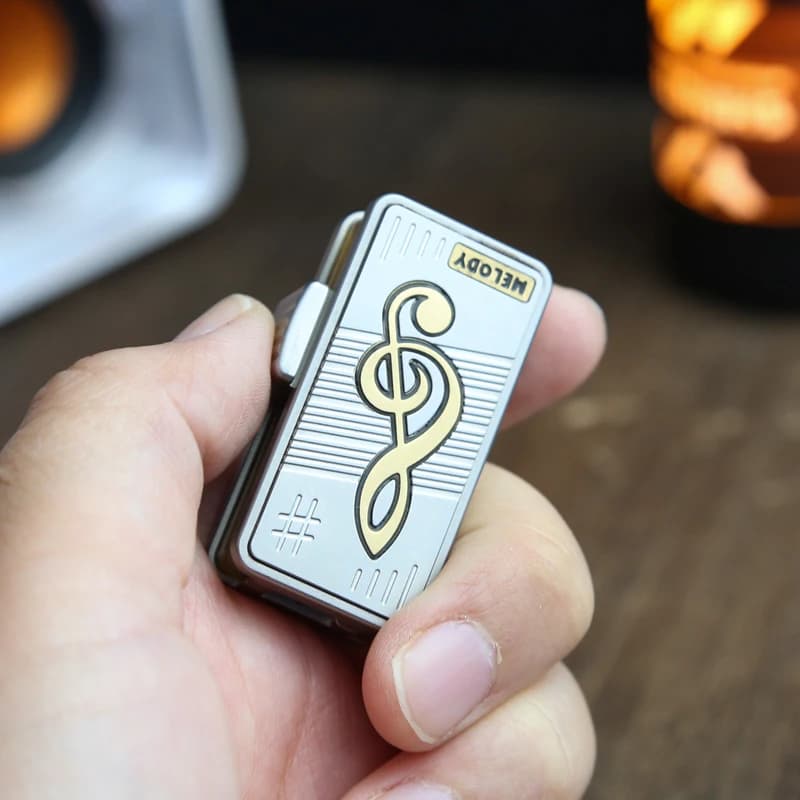 Melody Tuning Fork Mechanical Slider EDC Haptic Fidget Machinery Fidget Slider Stress Relief & Relaxation Fidget Toy Adult Gift