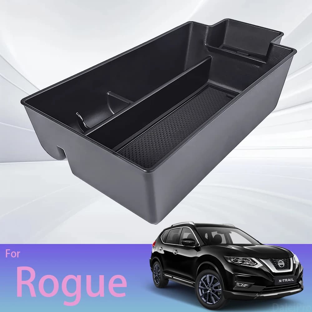 Per Nissan X-TRAIL Rogue 2021-2024 T33 Bracciolo Scatola di Immagazzinaggio Console Centrale Organizzare Vassoio Scatola di Immagazzinaggio Centro Riordino Accessori
