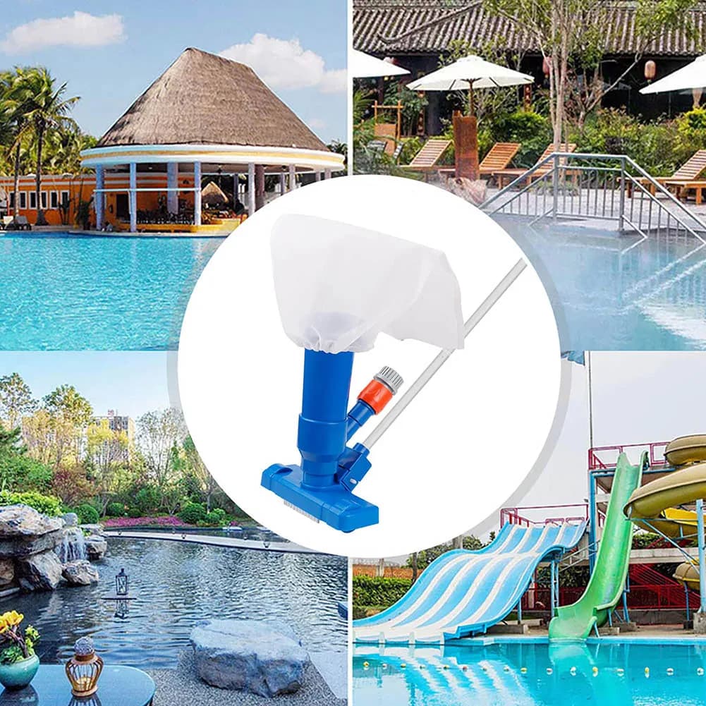 Aspirapolvere per piscina con 5 sezioni per piscina Spa Jet Aspirapolvere 2 fogli per piscina fuori terra Spa Stagno Vasca idromassaggio