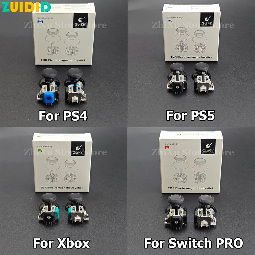ZUIDID 1Set NS51 720 ° Joystick TMR a Tensione Regolabile per Controller PS4/PS5/Xbox Series/Switch Pro, Design a Basso Consumo per Riparazioni