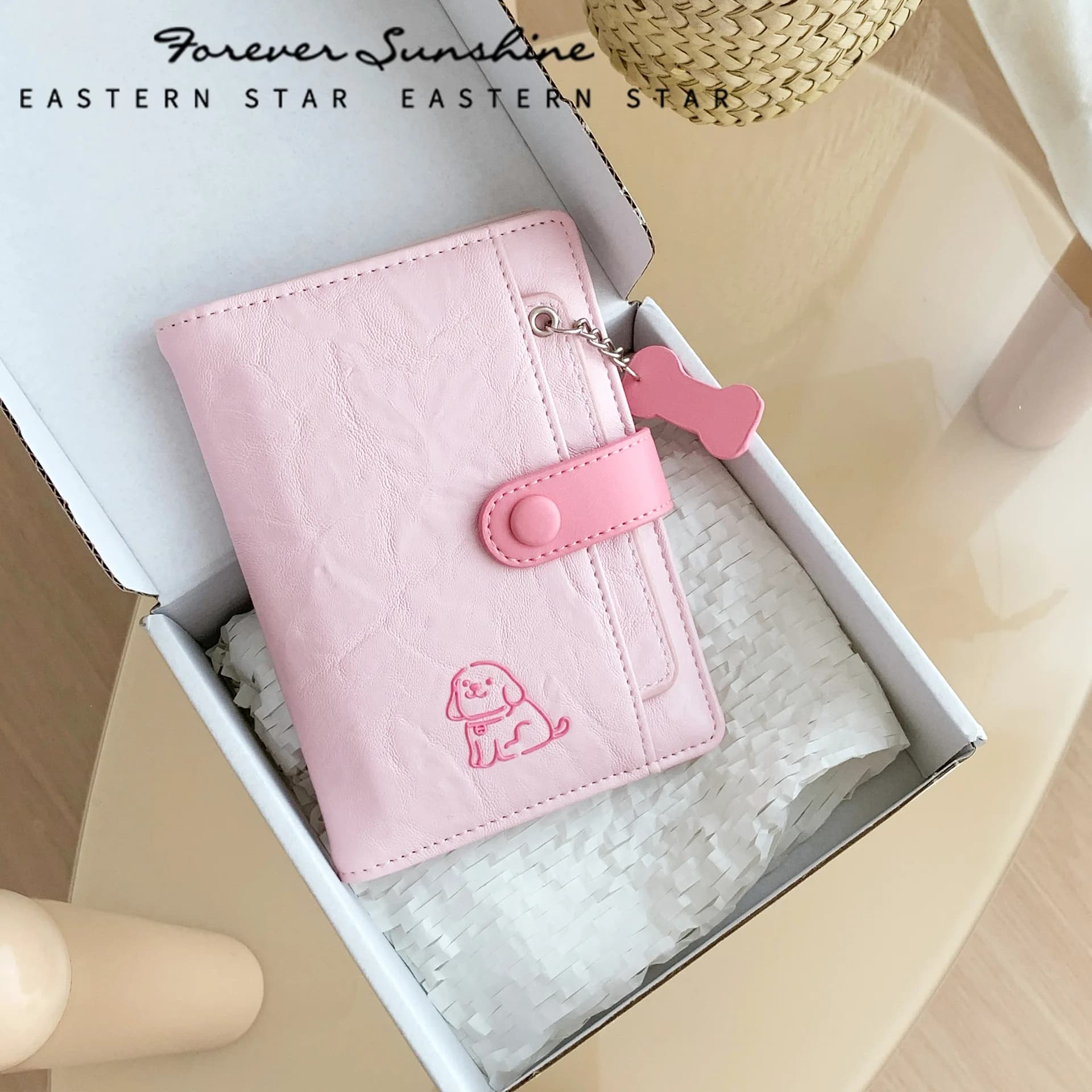 Portafoglio da donna carino Borsa per documenti da viaggio Porta carte multi-slot Borsa per passaporto Cartera Damabella Billetrera Mujer