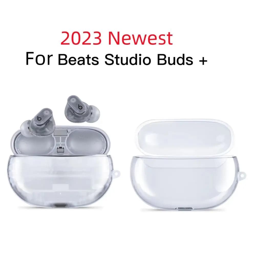 Custodia per auricolari wireless antiurto Custodia morbida antipolvere per auricolari Bluetooth trasparente impermeabile per Beats Studio Buds+