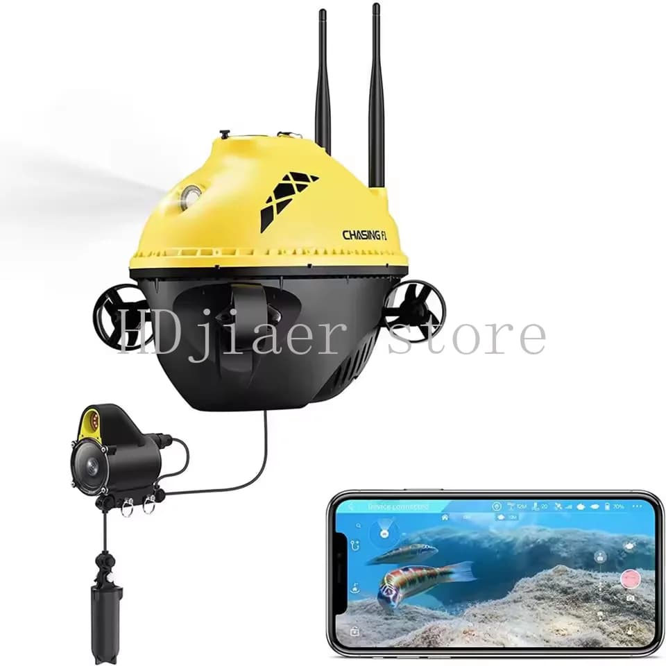 Chasing F1 Pro Drone ROV subacqueo - Fotocamera 4K, 256G, GPS, elica a 4 assi, batteria rimovibile | Attrezzatura subacquea