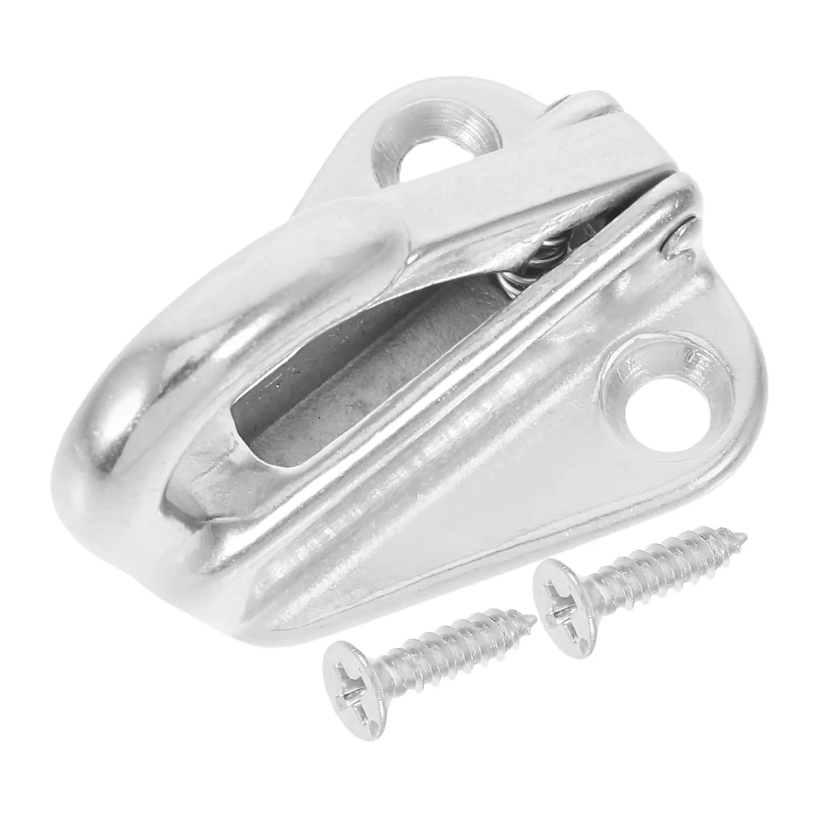 316 Stainless Steel Marine Spring Hook Snap Clip for Boat Eyes Mooring Line Buoy Attachment Hanger Dock Rope Hook
