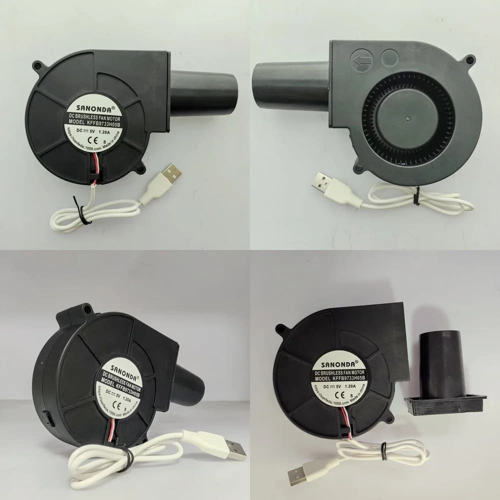 Ventola di Raffreddamento DC 5V 1.2A per Laptop, Notebook, PC, Stampante, WC Intelligente, Deumidificatore, Dispositivi Elettronici - Ventola ad Alta Dissipazione di Calore