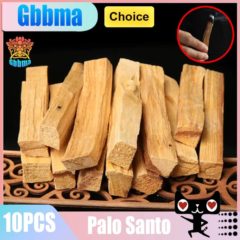 GBBMA Palo Santo Sticks Incenso Alto contenuto di olio Odore dolce Yoga Aromaterapia Pura cattiva fortuna per buona fortuna
