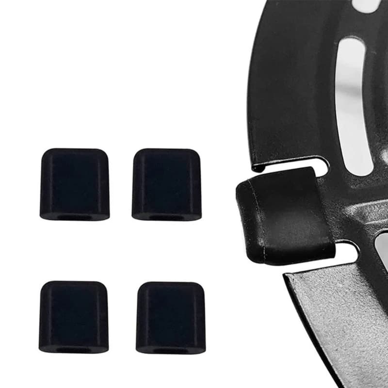 4 pezzi friggitrice ad aria paraurti in gomma griglia piastra vassoio friggitrice ad aria piedini protettivi in Silicone