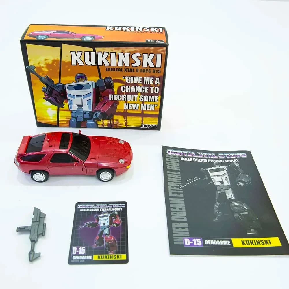 Robot giocattolo DX9, giocattoli D15, DX9-D15, Kukinski G1 Dead End, Action Figure Anime da Collezione