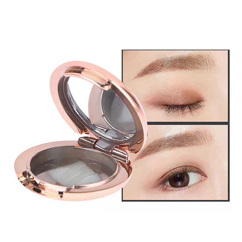 Mini ombretto dorato Scatola vuota Evidenzia Rouge Custodia per trucco cosmetico Trucco ricaricabile Accessori da viaggio Dispenser per cosmetici