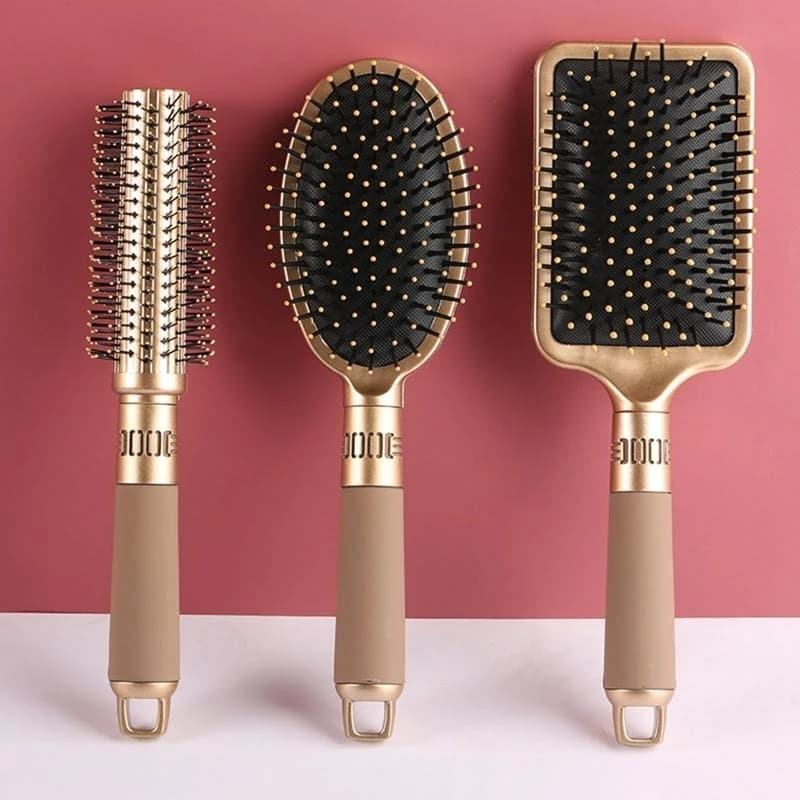 28TA Hair Paddle Brush for Men Women Blow Drying Straightening Thick Dry Wet Hair