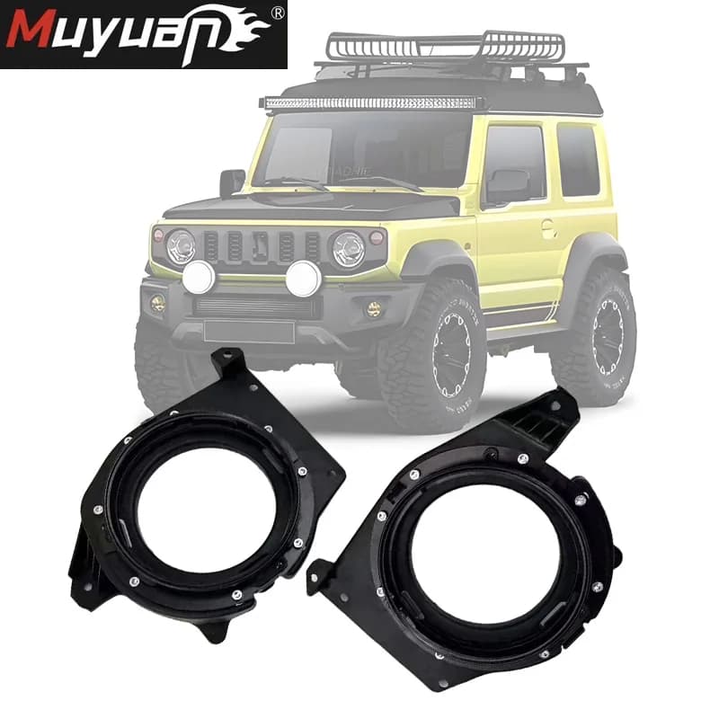 Per 19 20 21 22 23 24 25 suzuki jimny JB64 JB74 Faro anteriore a LED Telaio ABS supporto per faro staffa di montaggio parti in plastica