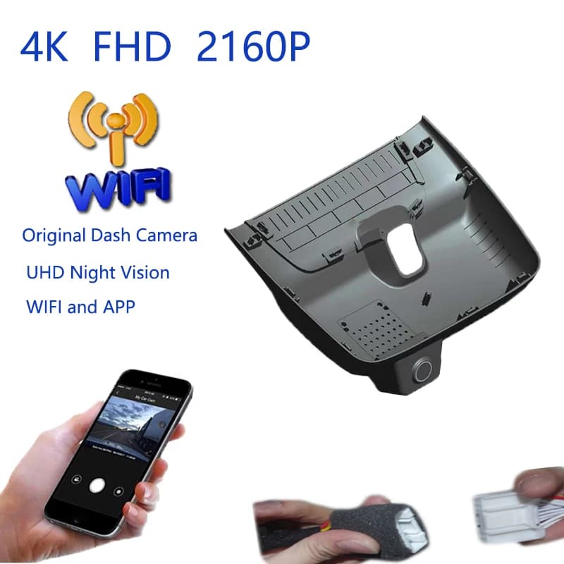 4K Plug And Play Car recorder Wifi DVR Dash Cam for Roewe iMAX8 2021 2022 I6 MAX 2020 2021 Dash Camera