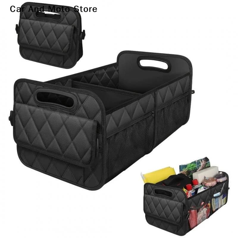【CMO】Organizer per bagagliaio auto per SUV, organizer e contenitori per auto con 6 tasche, accessori per auto, organizer per bagagliaio in poliestere impermeabile