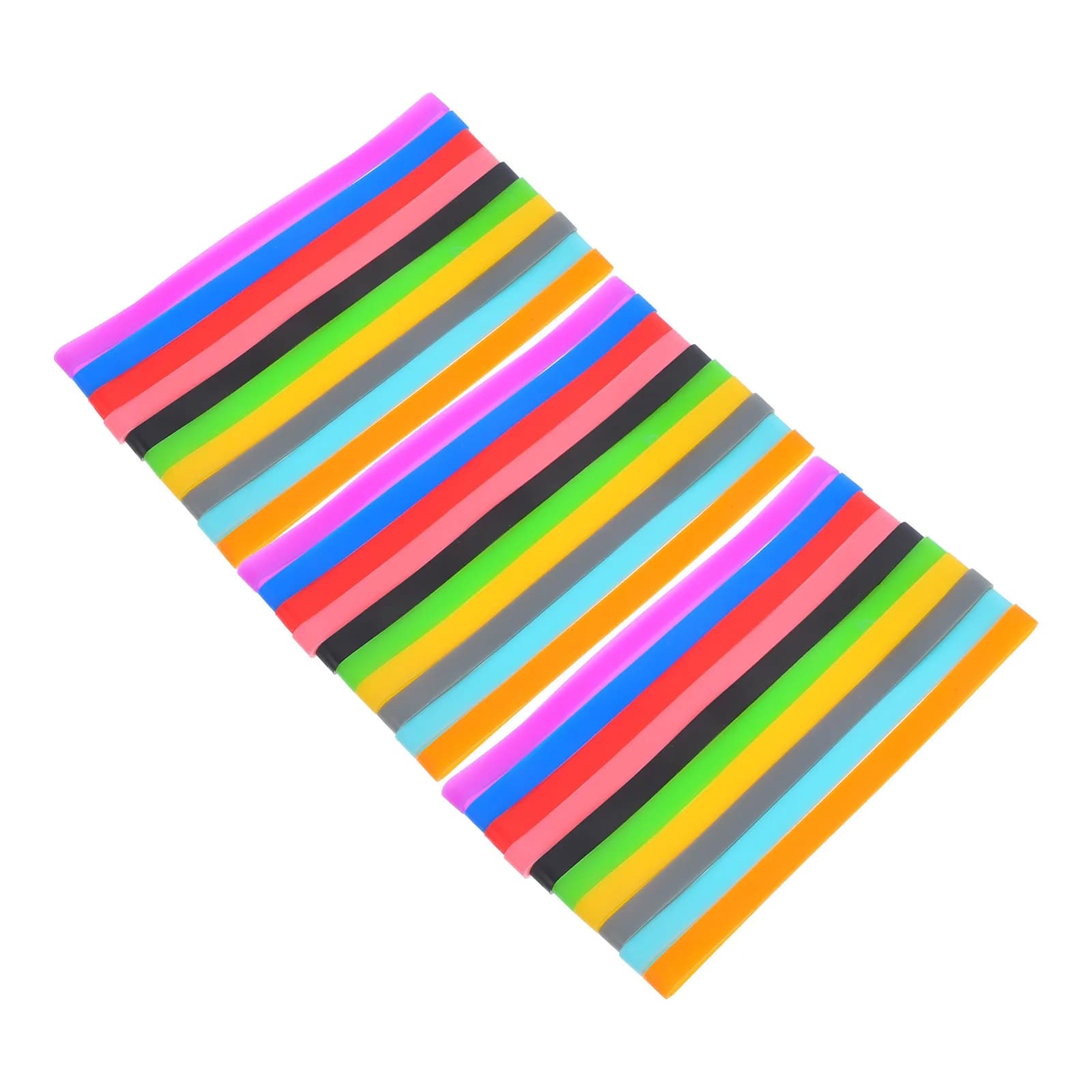 30 Pezzi di Elastici Colorati per Diari di Viaggio, Quaderni, Scrapbook, Agende Giornaliere, Cinghie di Fissaggio, Fasce Elastiche per Libri