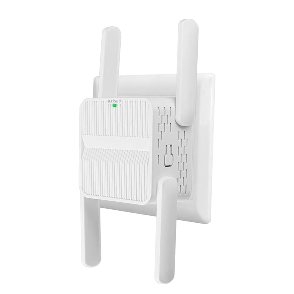WiFi 6 Ripetitore Extender 1500Mbps WiFi 6 Range Extender Dual Band 2.4G/5GHz Wi-Fi Booster con porta Ethernet Amplificatore a lungo raggio