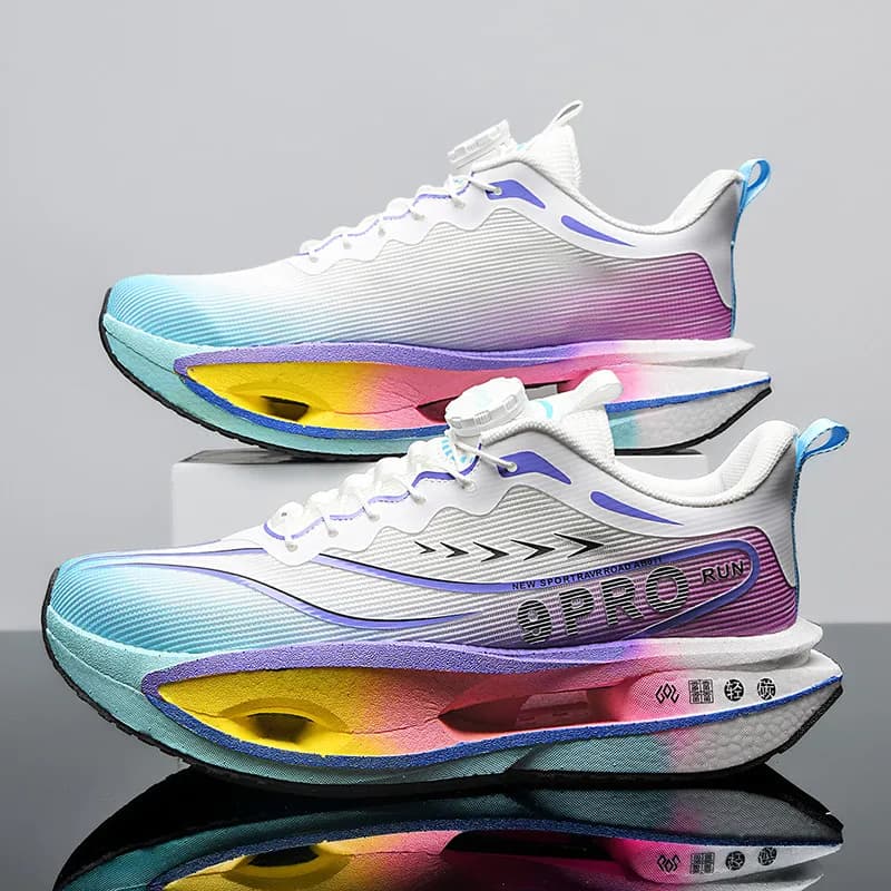 Scarpe da corsa sportive da uomo con cuscino d'aria Maratona casual Sneaker da passeggio antiscivolo atletica comoda da donna leggera e traspirante