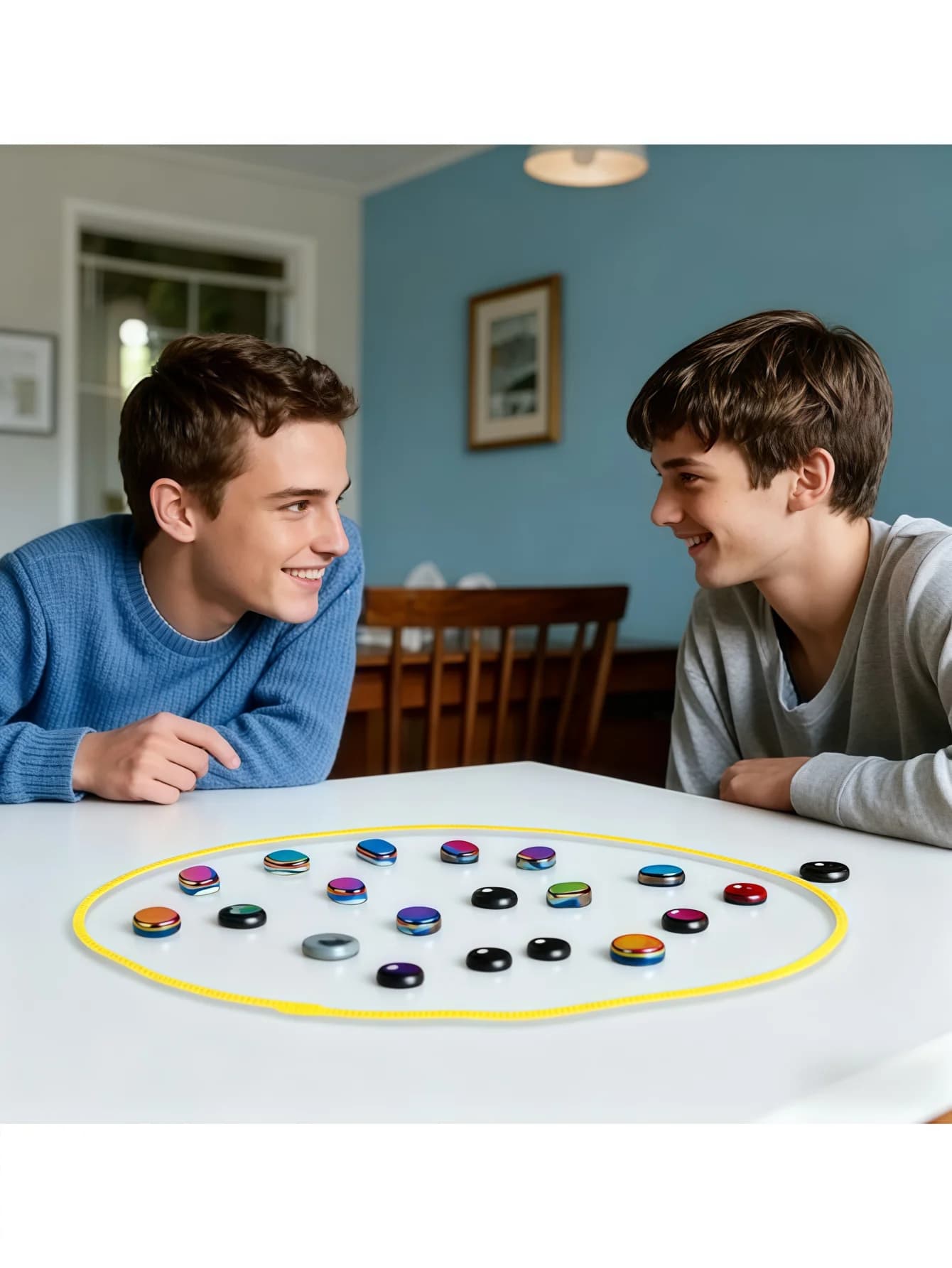 20/30 pezzi, scacchi magnetici colorati, gioco di scacchi magnetici, gioco di scacchi magnetici con pietre, gioco di scacchi magnetici con rocce, mag