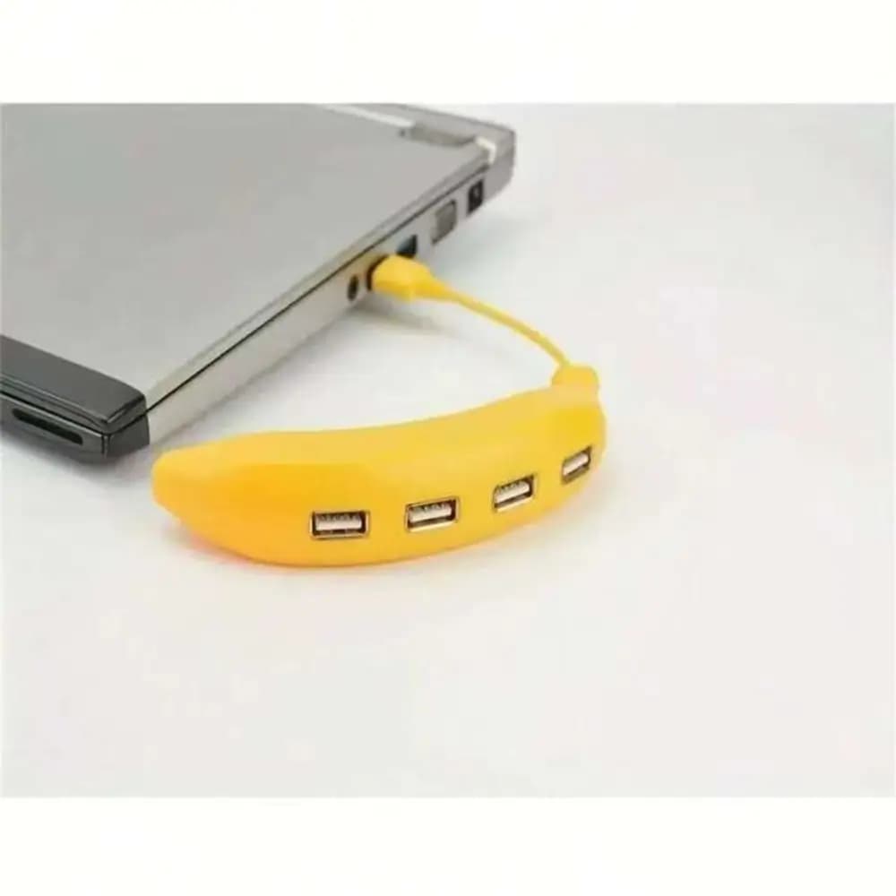 Portable Design Banana USB Hub USB 3.0 USB 2.0 USB Hub Expander 4 Port Banana Shape USB Multiport Adapter For Laptop