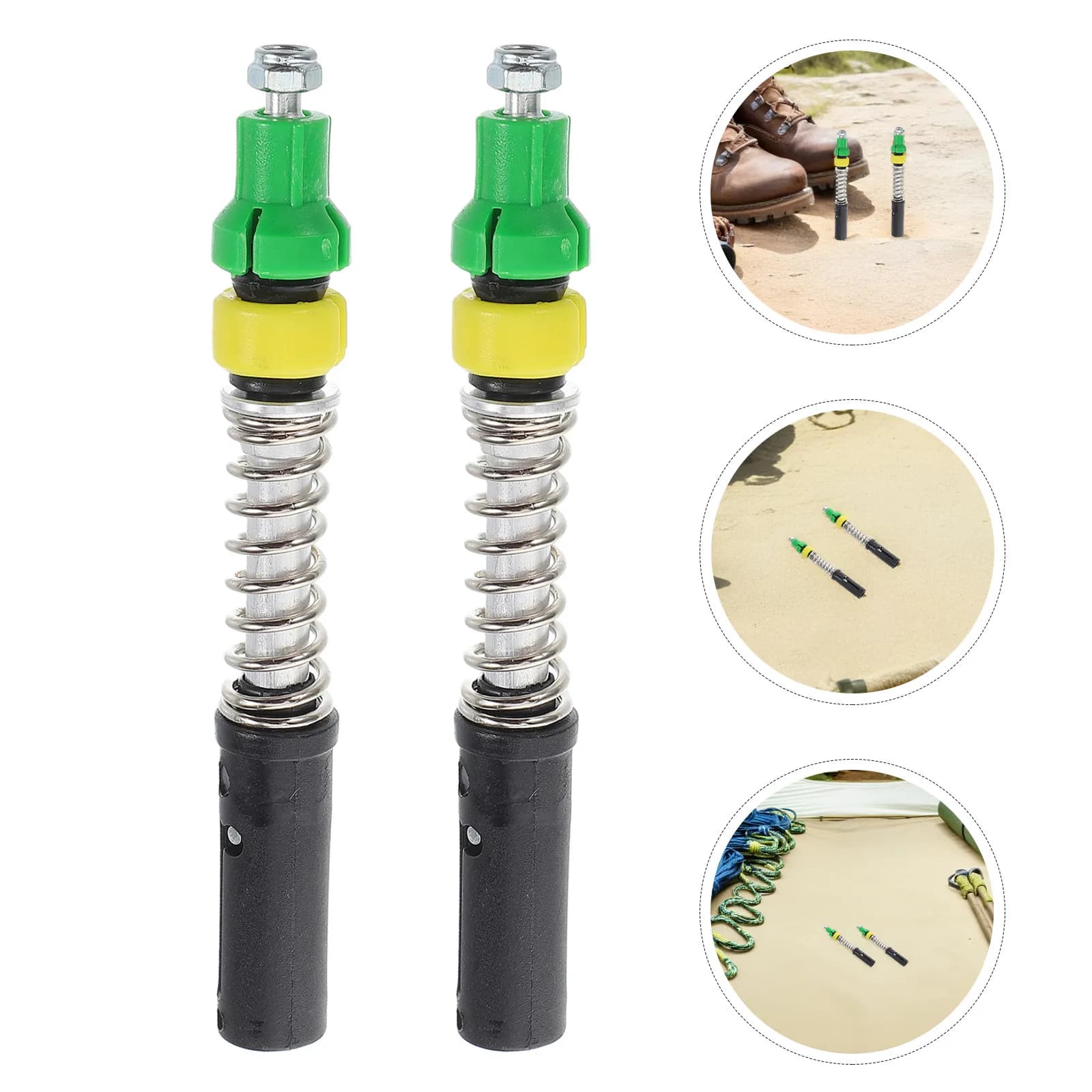 2 Pieces Expansion Tubes for Trekking Sticks, Spare Parts for Hiking Sticks, Diameter 14mm