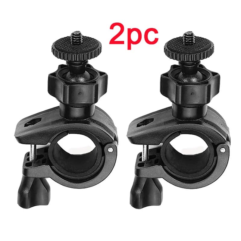 2 pezzi supporto per bicicletta vite manubrio clip di montaggio staffa per clip per bici per Gopro Hero13 12 11 10 9 8 7 6 5 4/3 +/3/2/1 fotocamera