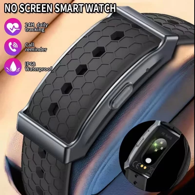 Hot senza schermo Smart Watch uomo donna fitness braccialetto intelligente cinturino sportivo frequenza cardiaca monitor di ossigeno nel sangue salute tracker Smartwatch