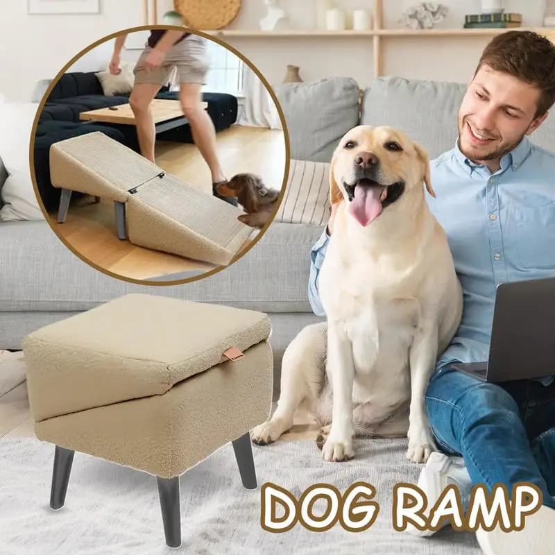 Rampa per cani per letto Pieghevole per cani Scale per veicoli Poggiapiedi Sgabello per animali di piccola taglia Rampa di sicurezza per veicoli antiscivolo multifunzionale