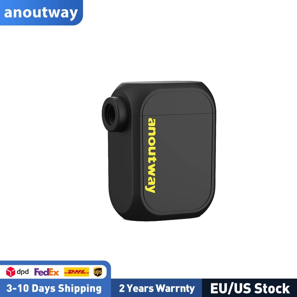 anoutway AT1 Electric Mini Pump for Bike Cordless Tier Inflator 120 PSI Max 450mAh 7.4V Battery 25Mins Fast Charging