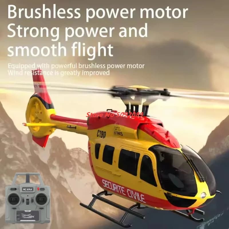 Elicottero telecomandato Motore brushless Altitudine fissa con flusso ottico Modello di elicottero elettrico RC Regali giocattolo Drone Aereo