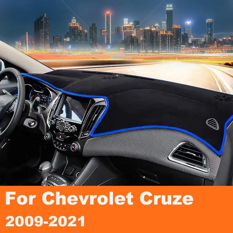 Car dashboard Avoid light pad Instrument platform desk cover Mats Carpets For Chevrolet Cruze J300 J400 2009-2018 2019 2020 2021