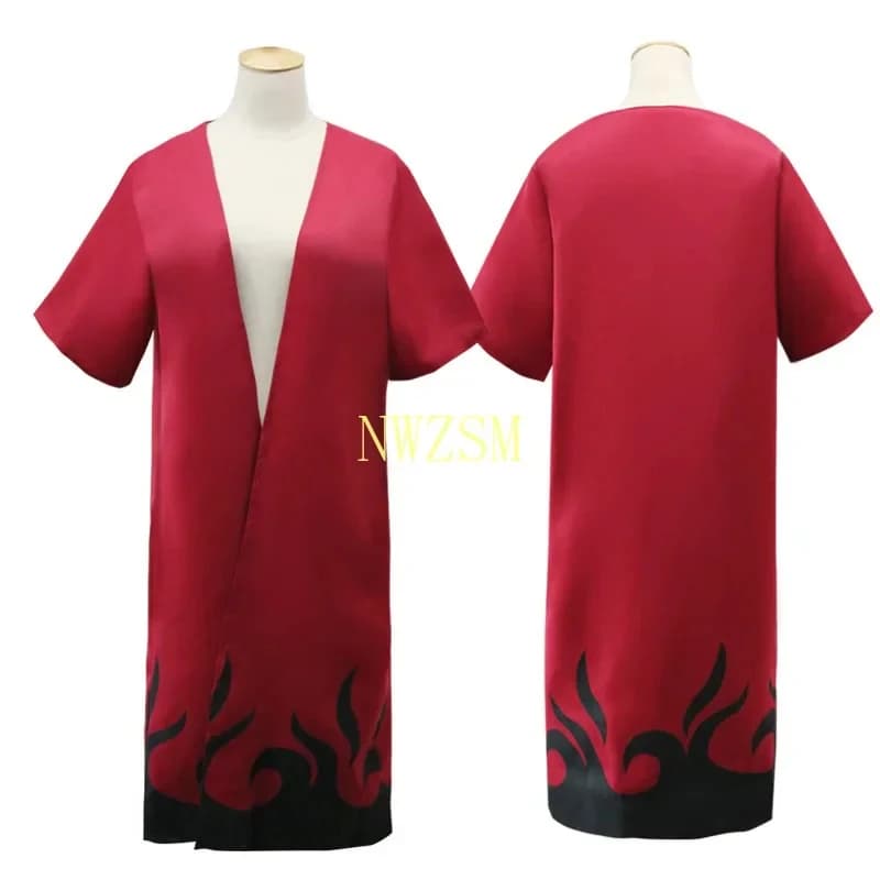 Costumi di Halloween per Cosplay ★ Costume Anime Uzumaki Kakashi per Adulti, Completo Giapponese con Mantello e Pantaloni ☆ Nuovo