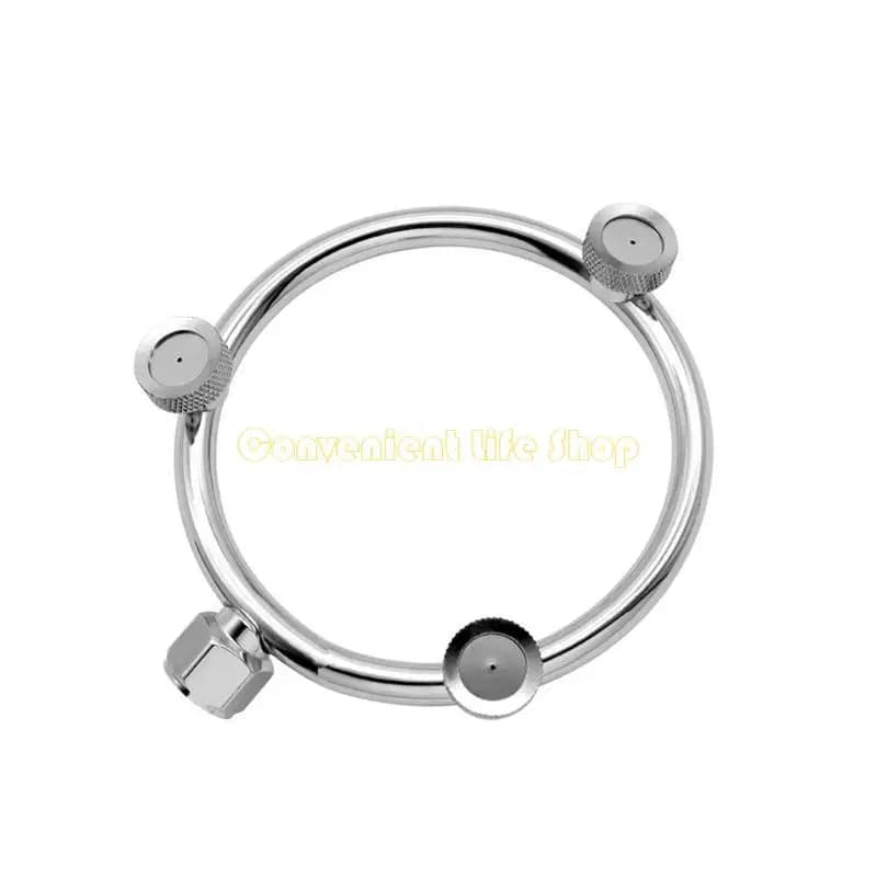 L1ee Garden Hose Agello Splitter Acciaio inossidabile Ventola a forma nebbia a forma M14x1.5