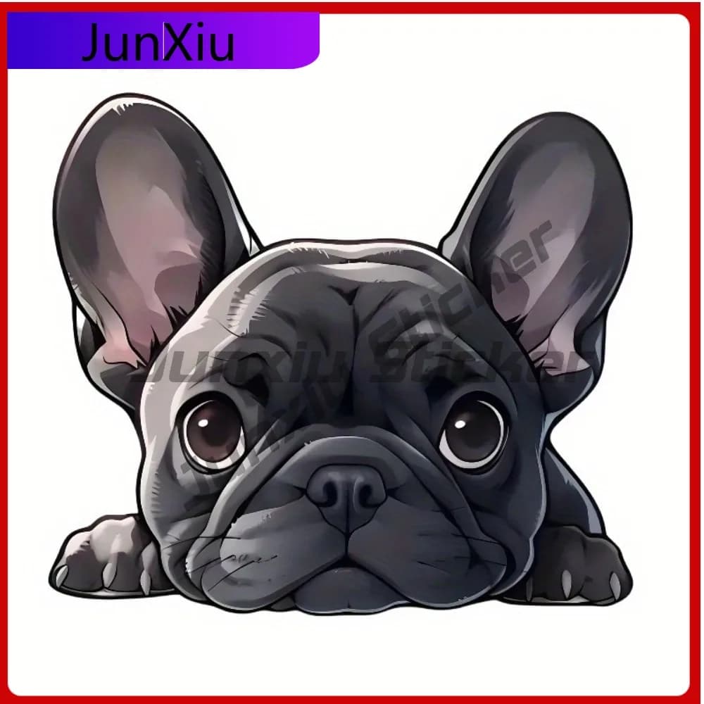 Adorable French Bulldog Sticker for Home Decor on s Trucks Motorcycles Toolboxes Yachts Fis Funn Car Laptop Window Bumper