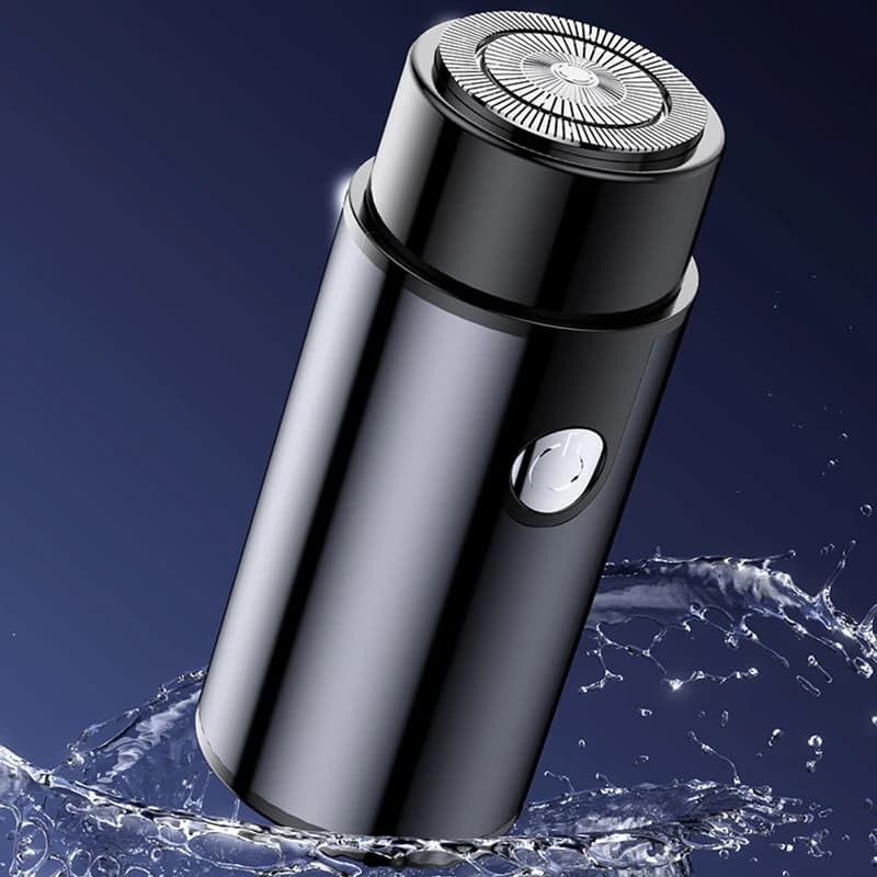Mini rasoio da viaggio per uomo Rasoio elettrico da uomo portatile Barba Trimmer Rasoio USB ricaricabile Macchina da barba
