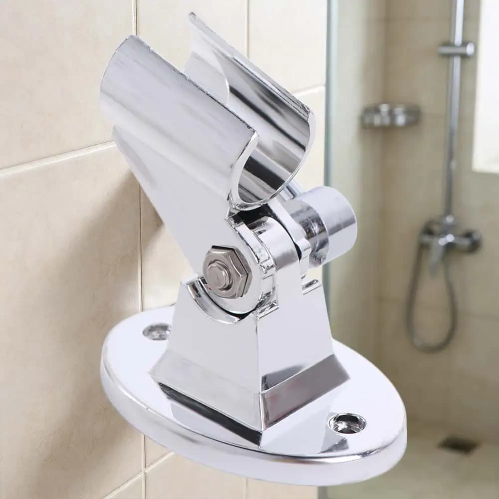 Sprayer Base Wall Mounted Showerhead Holder ABS Support Showerhead Bracket Adjustable Shower Head Stand Household