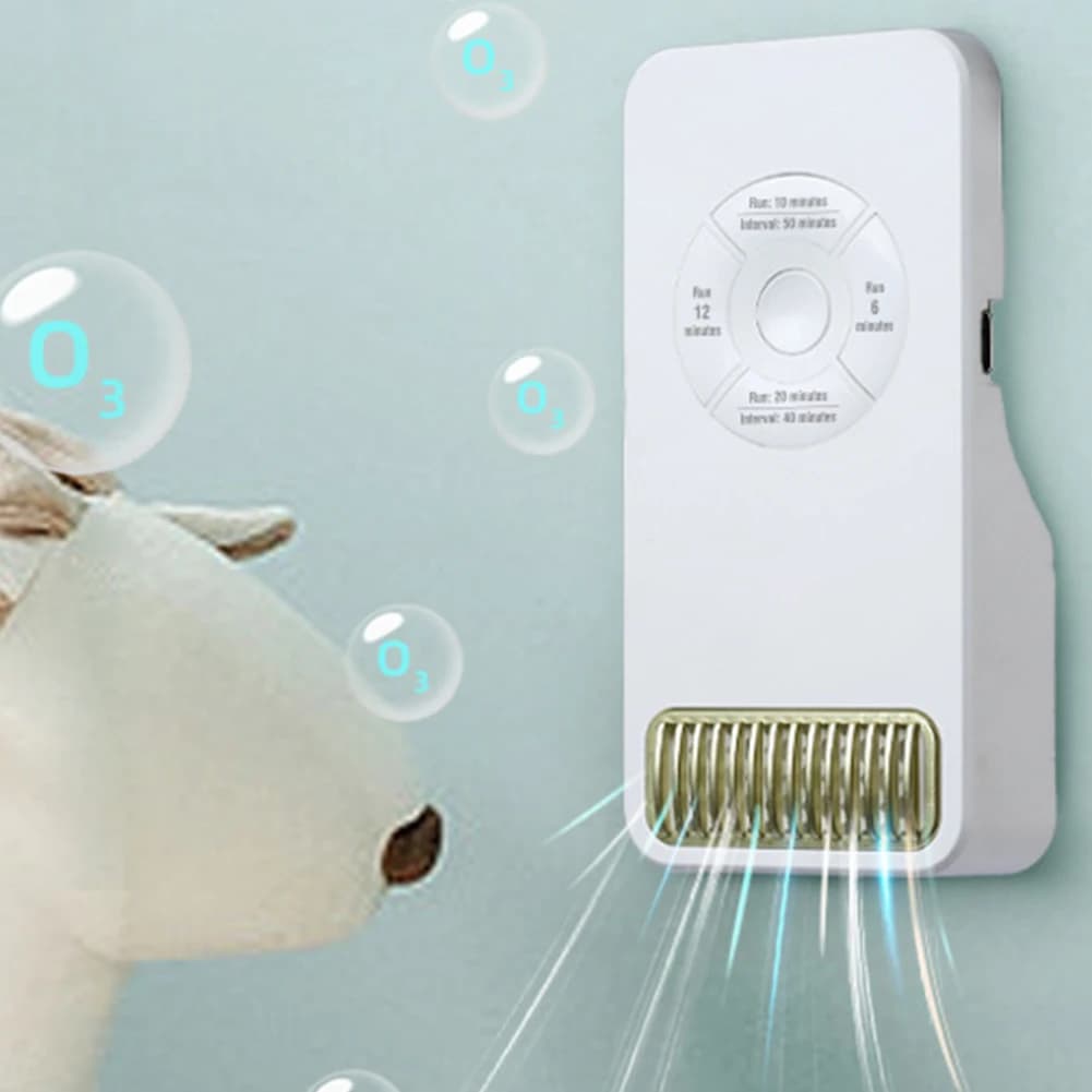Deodorante per frigorifero multiuso purificatore d'aria portatile plug-in USB per armadio da cucina scarpiera eliminatore di odori