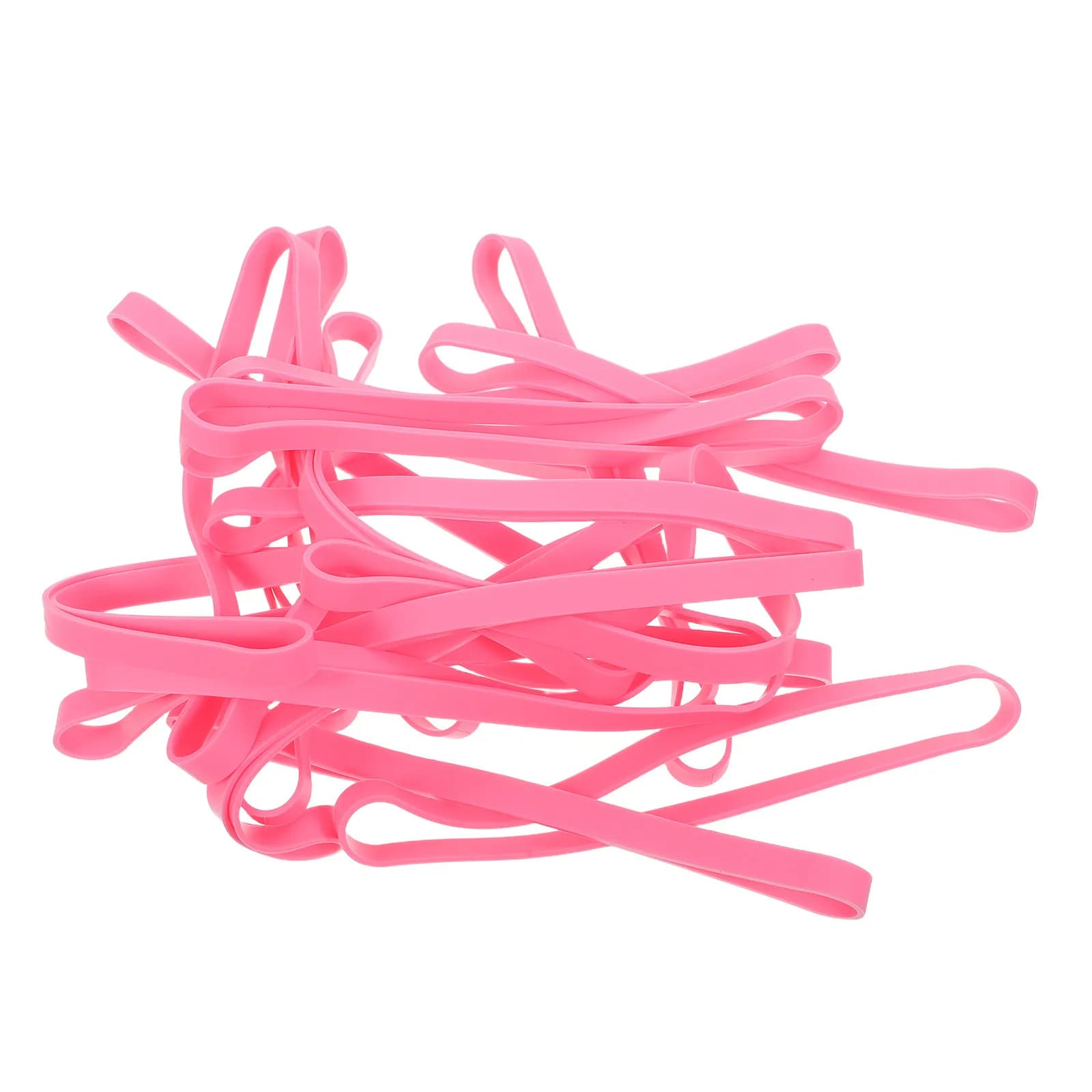 20Pcs Elastic Bands for Notebook Silicone Planner Closure Strap Fits A5 Journal Bookmarks Travel Notebook Supplies Pink