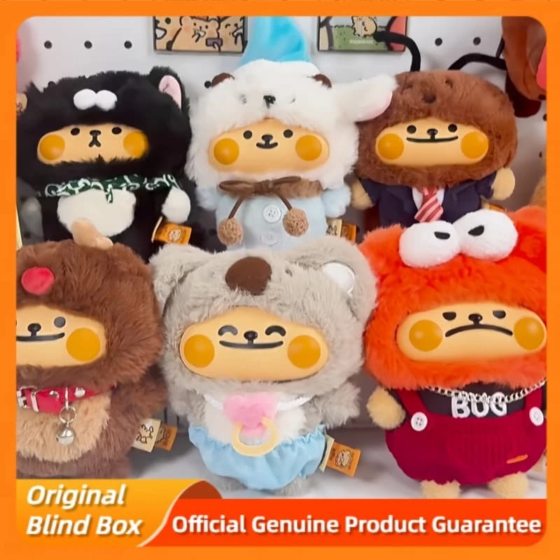 Genuino Little Bear Bug I Have A Dream Series Blind Box Simpatico sacchetto di peluche in vinile Decorazione pendente Giocattolo Scatola misteriosa Regalo di compleanno