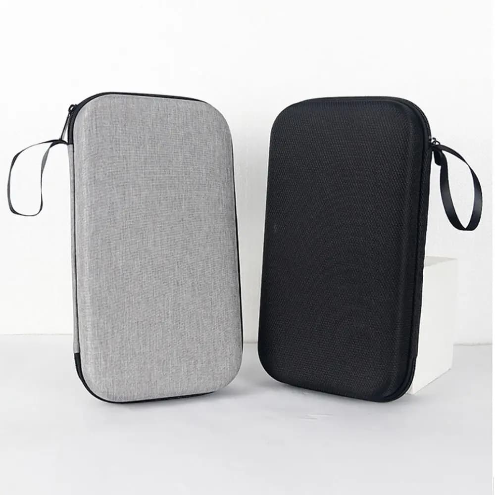 EVA Ping Pong Paddle Case Black Grey Hard Shell Hard Shell Storage Bag Portable Anti-drop Table Tennis Racket Case