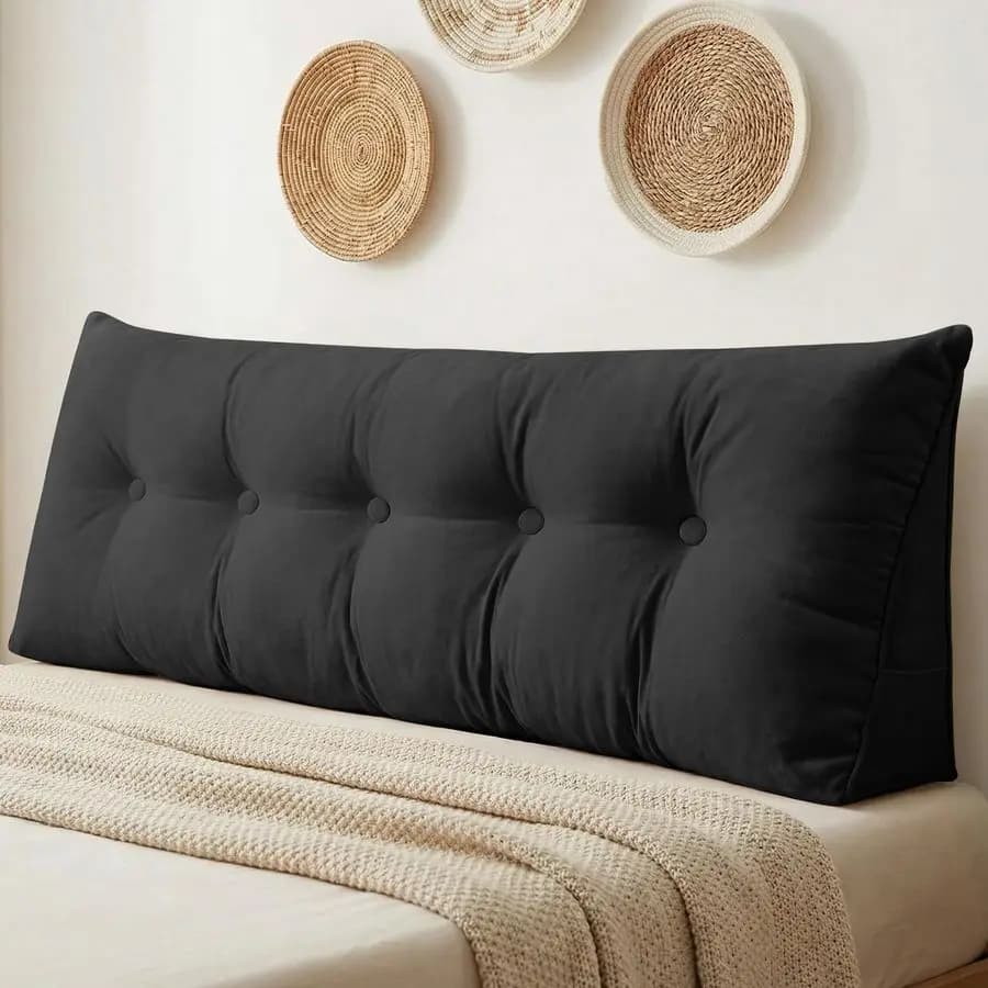 Bearing Queen, Large Triangular Bearing in Cuneo for Reading and Resting, Support for Positioning Back with Removable Lining