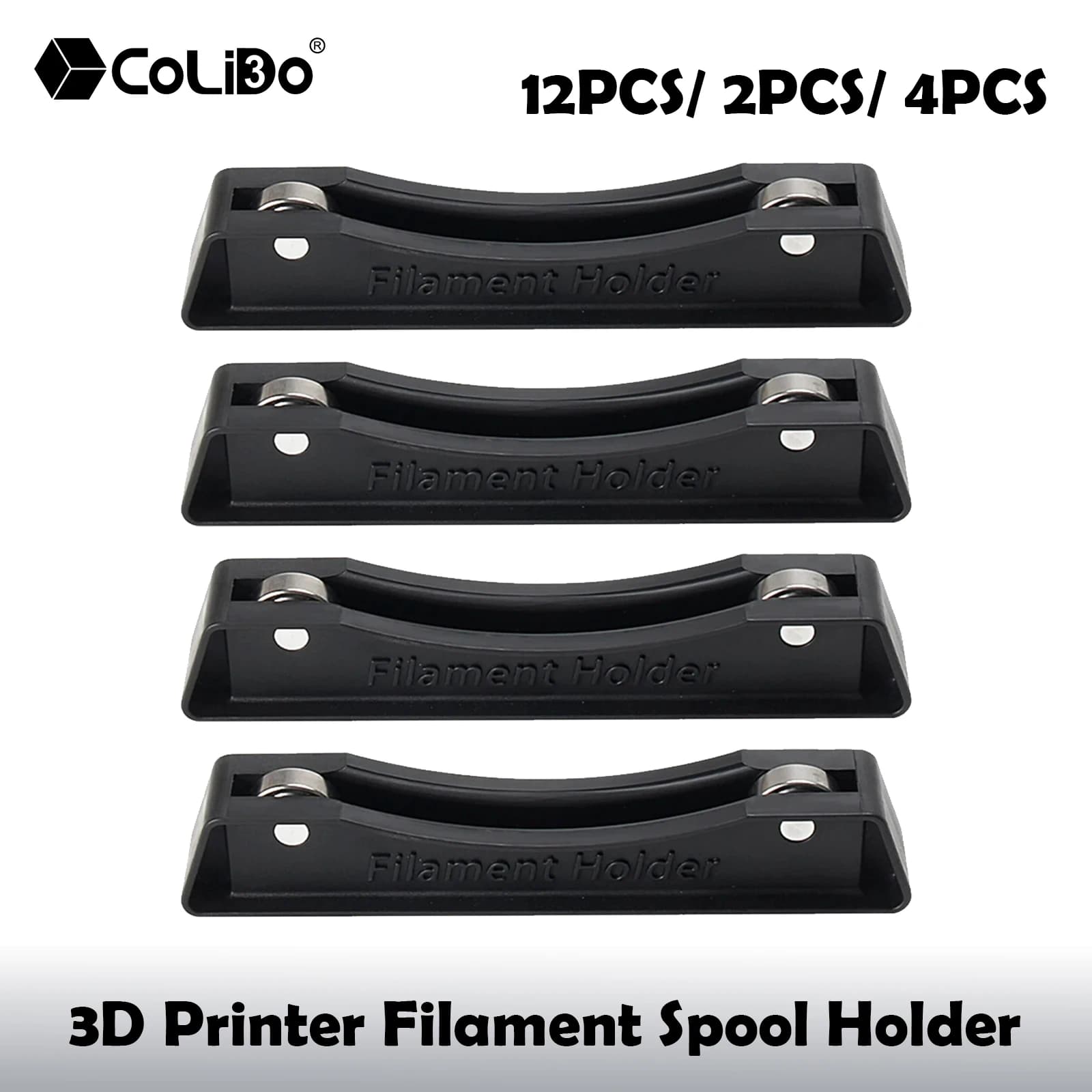 3D Printer Filament Spool Holder For 3D Printer ABS PLA PETG 3D Printing Material Rack Tray Black
