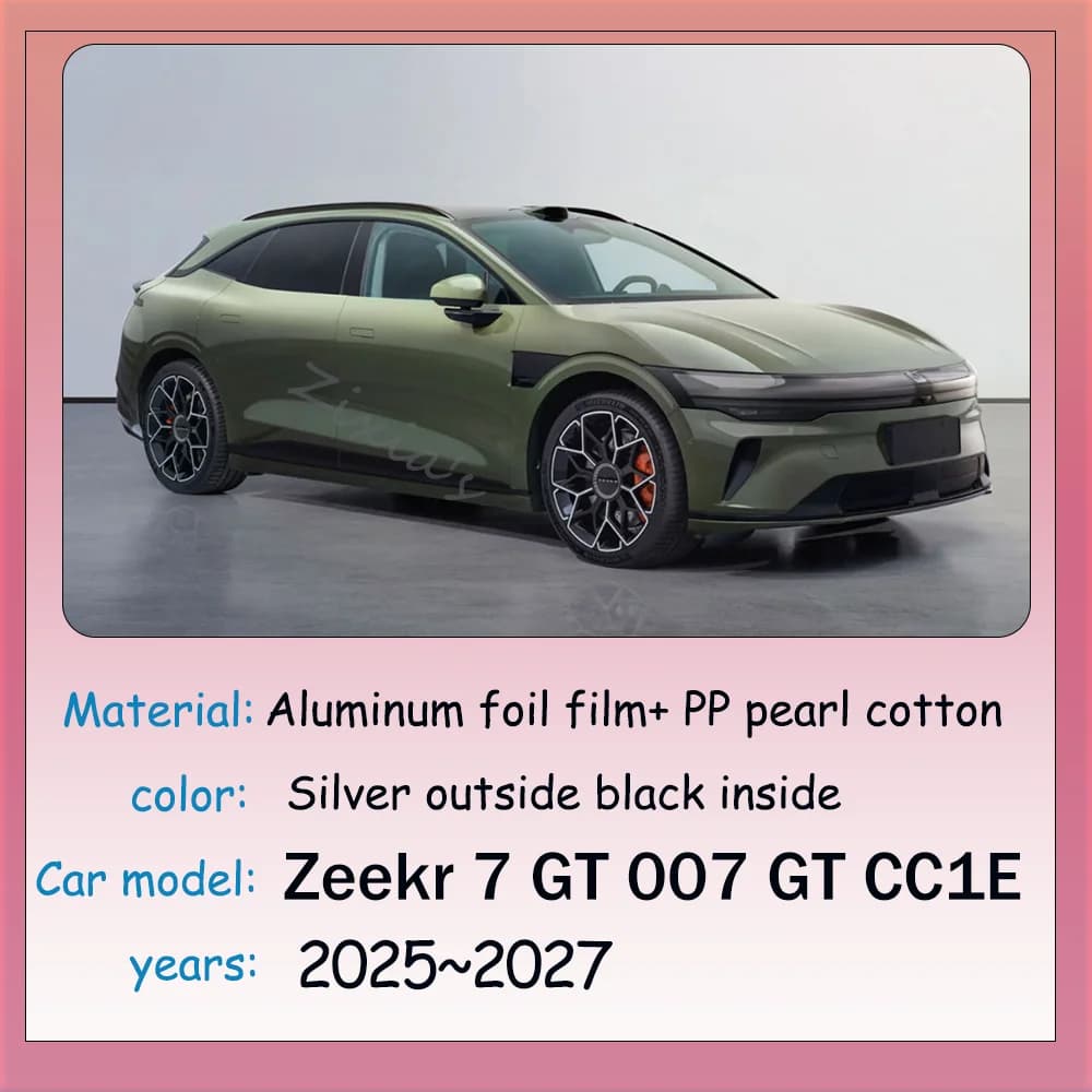 Per Zeekr 7 GT 007 GT CC1E 2025~2027 2026 Parasole in Alluminio per Finestrini Auto, Tetto Apribile e Parabrezza, Accessori Interni